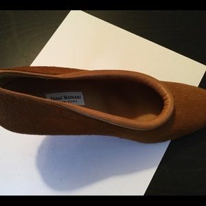 Isaac Mizrahi pony hair heels